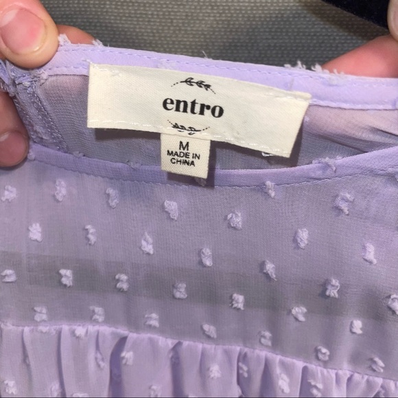 Lavender Tiered Top NWT - Picture 3 of 3